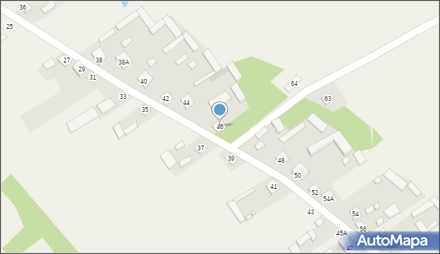 Kruszewo, Kruszewo, 46, mapa Kruszewo