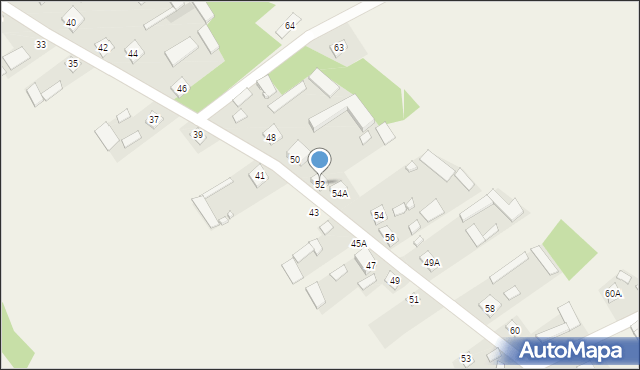 Kruszewo, Kruszewo, 52, mapa Kruszewo