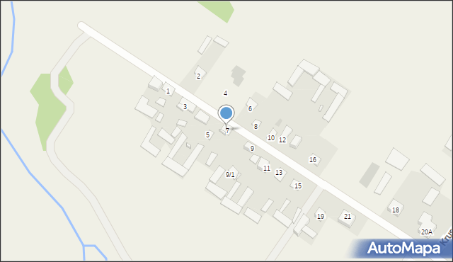 Kruszewo, Kruszewo, 7, mapa Kruszewo