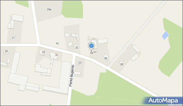 Kruszewo-Wypychy, Kruszewo-Wypychy, 34, mapa Kruszewo-Wypychy