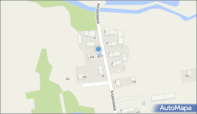 Kruszowice, Kruszowice, 30, mapa Kruszowice