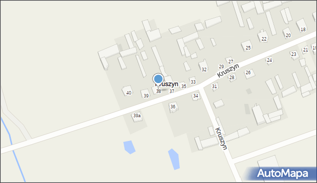 Kruszyn, Kruszyn, 38, mapa Kruszyn