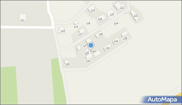 Kruszyna, Kruszyna, 132, mapa Kruszyna