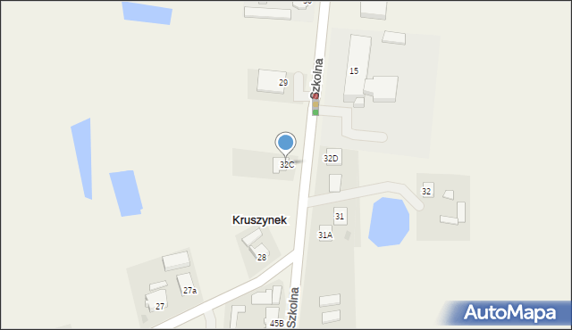 Kruszynek, Kruszynek, 32C, mapa Kruszynek