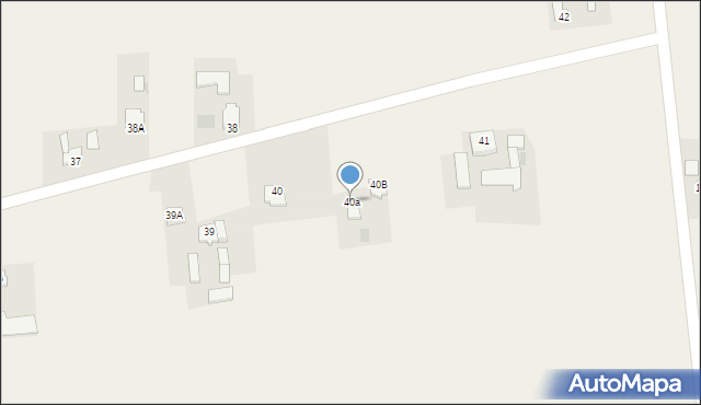 Kruszynek, Kruszynek, 40a, mapa Kruszynek