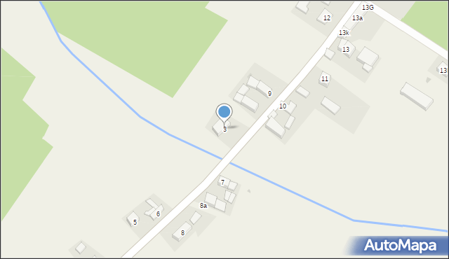 Kruszyniec, Kruszyniec, 9a, mapa Kruszyniec