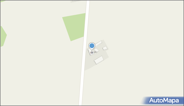Kruszyny Szlacheckie, Kruszyny Szlacheckie, 55, mapa Kruszyny Szlacheckie