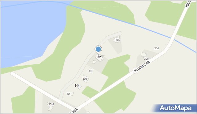 Kruteczek, Kruteczek, 30h, mapa Kruteczek