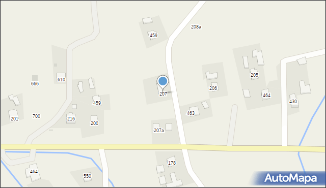 Kryg, Kryg, 207, mapa Kryg
