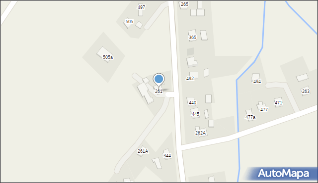Kryg, Kryg, 261, mapa Kryg