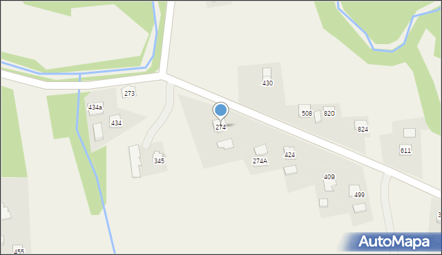 Kryg, Kryg, 274, mapa Kryg