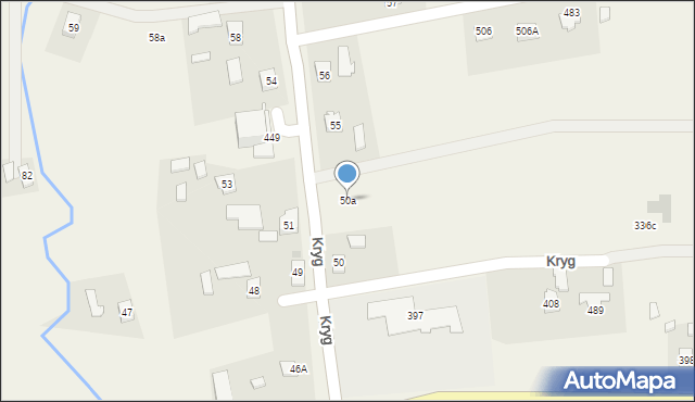 Kryg, Kryg, 50a, mapa Kryg