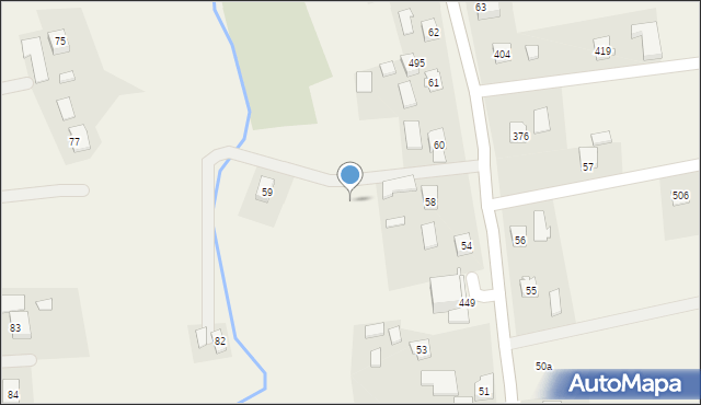 Kryg, Kryg, 58a, mapa Kryg