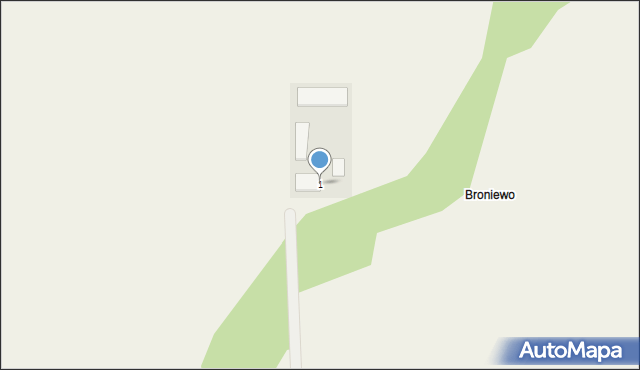 Krykajny, Krykajny, 1, mapa Krykajny