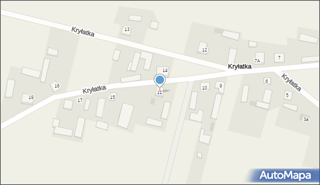 Kryłatka, Kryłatka, 11, mapa Kryłatka