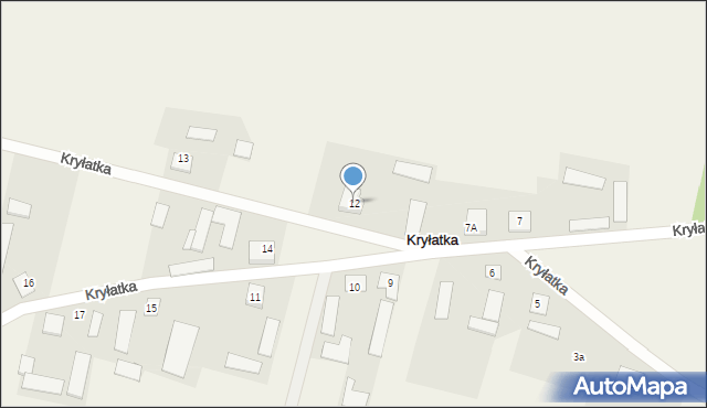 Kryłatka, Kryłatka, 12, mapa Kryłatka