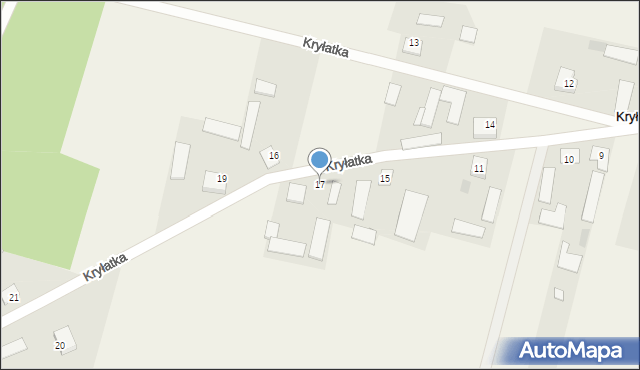Kryłatka, Kryłatka, 17, mapa Kryłatka