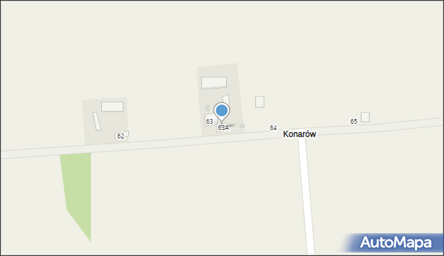 Kryłów-Kolonia, Kryłów-Kolonia, 63A, mapa Kryłów-Kolonia