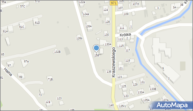 Krynica-Zdrój, Kraszewskiego Józefa Ignacego, 134, mapa Krynica-Zdrój