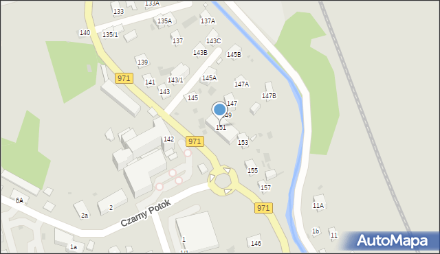 Krynica-Zdrój, Kraszewskiego Józefa Ignacego, 151, mapa Krynica-Zdrój