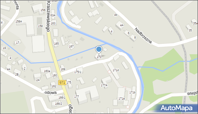 Krynica-Zdrój, Kraszewskiego Józefa Ignacego, 171, mapa Krynica-Zdrój