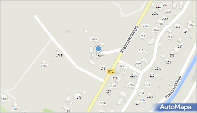 Krynica-Zdrój, Kraszewskiego Józefa Ignacego, 176, mapa Krynica-Zdrój