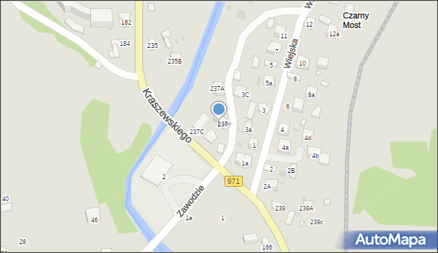 Krynica-Zdrój, Kraszewskiego Józefa Ignacego, 237B, mapa Krynica-Zdrój