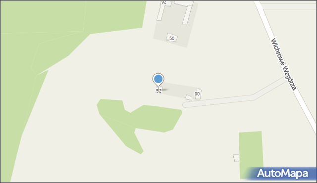 Krynice, Krynice, 52, mapa Krynice