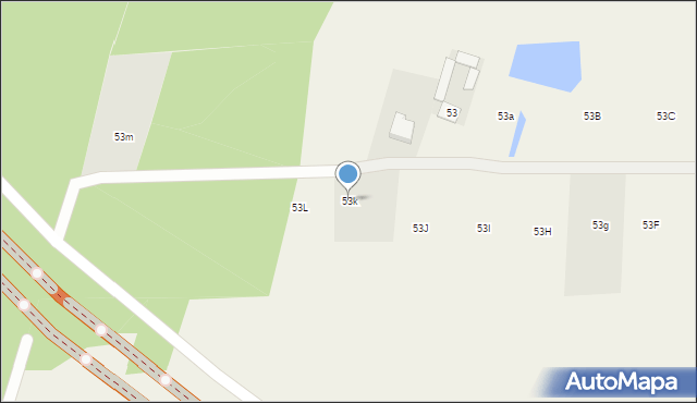 Krynice, Krynice, 53k, mapa Krynice