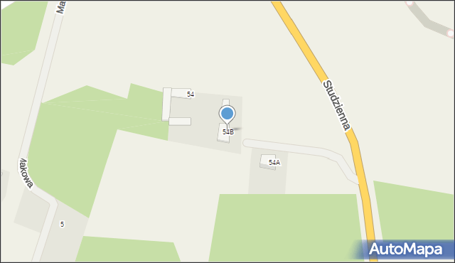 Krynice, Krynice, 54B, mapa Krynice