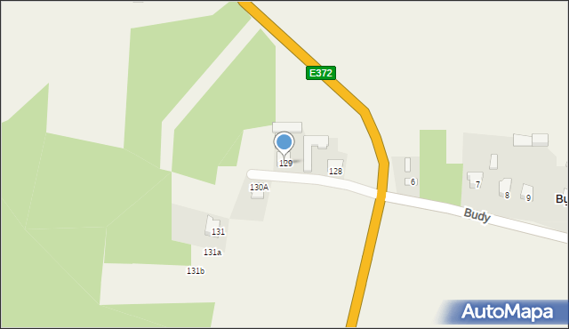 Krynice, Krynice, 129, mapa Krynice