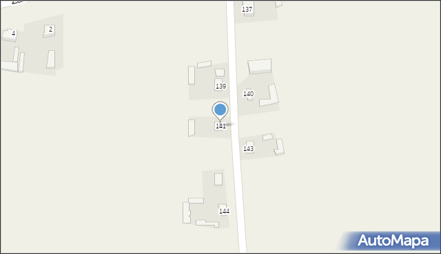 Krynice, Krynice, 141, mapa Krynice