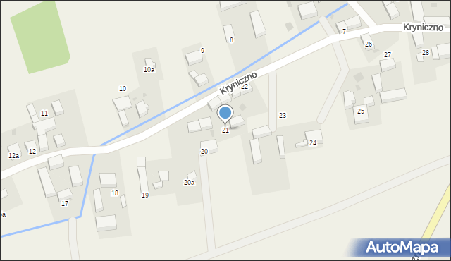 Kryniczno, Kryniczno, 21, mapa Kryniczno