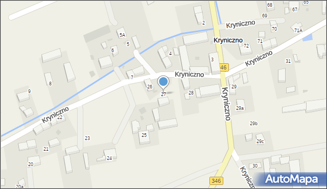 Kryniczno, Kryniczno, 27, mapa Kryniczno