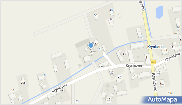 Kryniczno, Kryniczno, 6, mapa Kryniczno