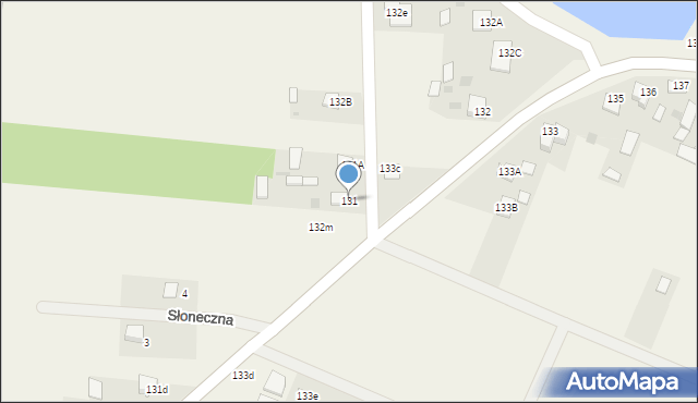 Krynka, Krynka, 131, mapa Krynka