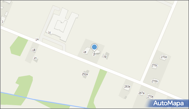 Krynka, Krynka, 1f, mapa Krynka