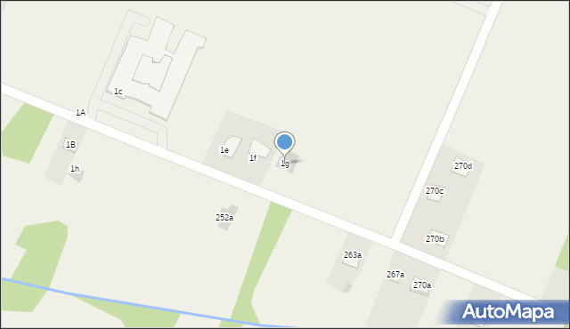 Krynka, Krynka, 1g, mapa Krynka