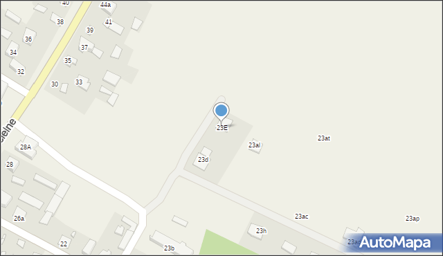 Krypno Kościelne, Krypno Kościelne, 23E, mapa Krypno Kościelne