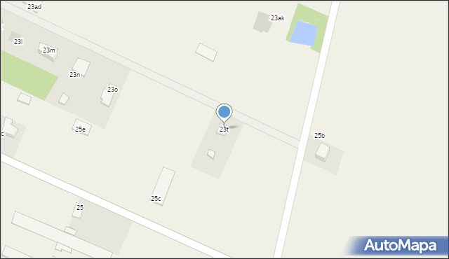 Krypno Kościelne, Krypno Kościelne, 23t, mapa Krypno Kościelne