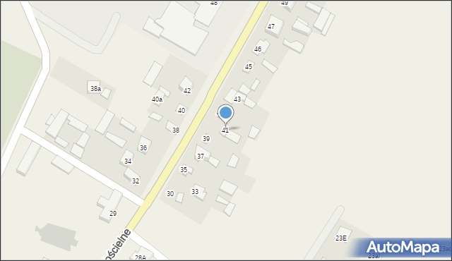 Krypno Kościelne, Krypno Kościelne, 41, mapa Krypno Kościelne