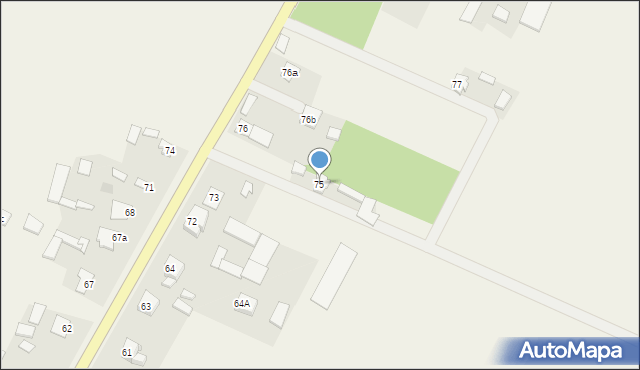 Krypno Kościelne, Krypno Kościelne, 75, mapa Krypno Kościelne