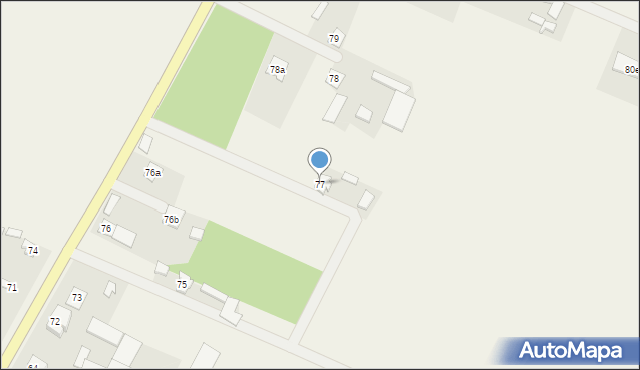 Krypno Kościelne, Krypno Kościelne, 77, mapa Krypno Kościelne