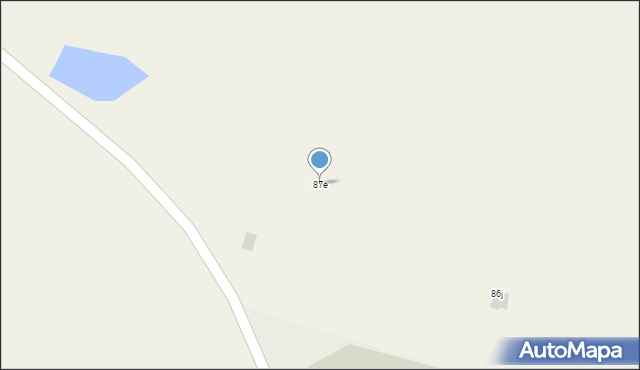 Krypno Kościelne, Krypno Kościelne, 87e, mapa Krypno Kościelne