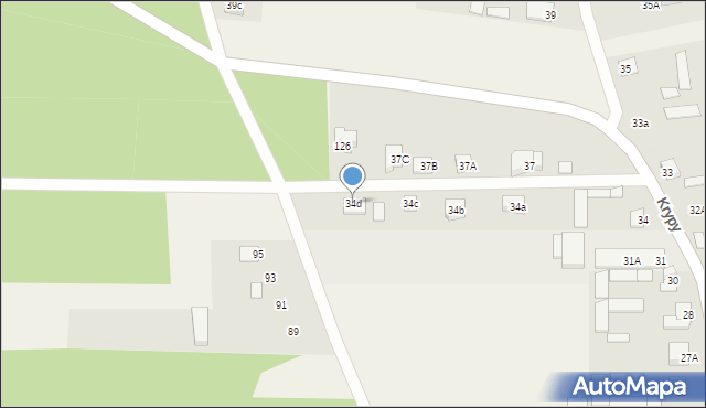 Krypy, Krypy, 34d, mapa Krypy