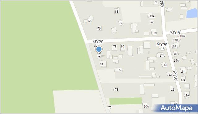 Krypy, Krypy, 75, mapa Krypy