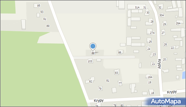 Krypy, Krypy, 88, mapa Krypy