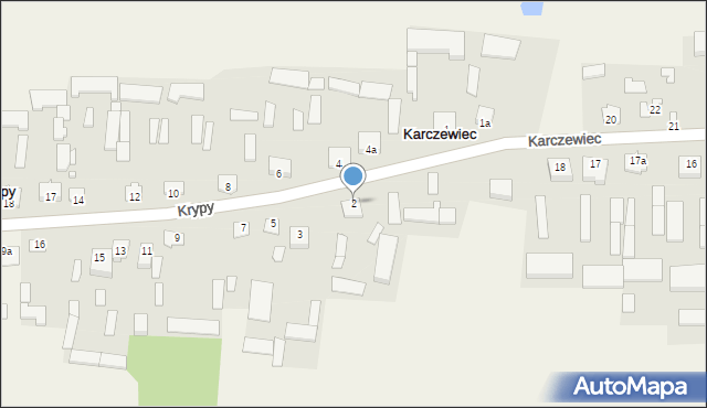 Krypy, Krypy, 2, mapa Krypy