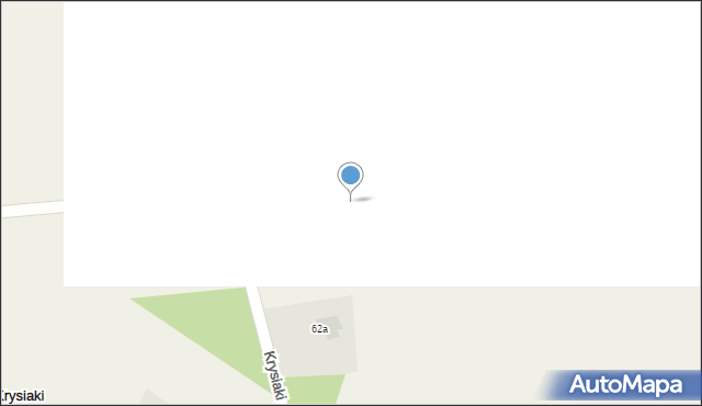 Krysiaki, Krysiaki, 62, mapa Krysiaki