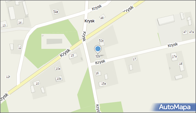 Krysk, Krysk, 52b, mapa Krysk
